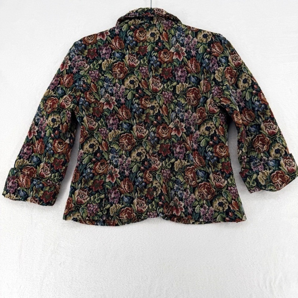 Tabitha Anthropologie Floral Tapestry‎ Blazer Jacket Size 4 - Picture 2 of 12